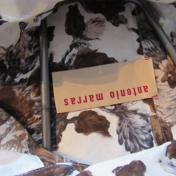 Antonio Marras Women Blouse Size IT 44( M), Cotton Blend, made in Italy,Floral - Picture 6 of 6